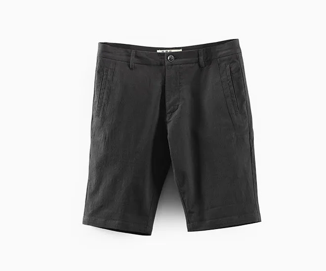 Men's Summer Casual Cotton Knee-Length Shorts