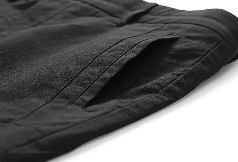 Men's Summer Casual Cotton Knee-Length Shorts