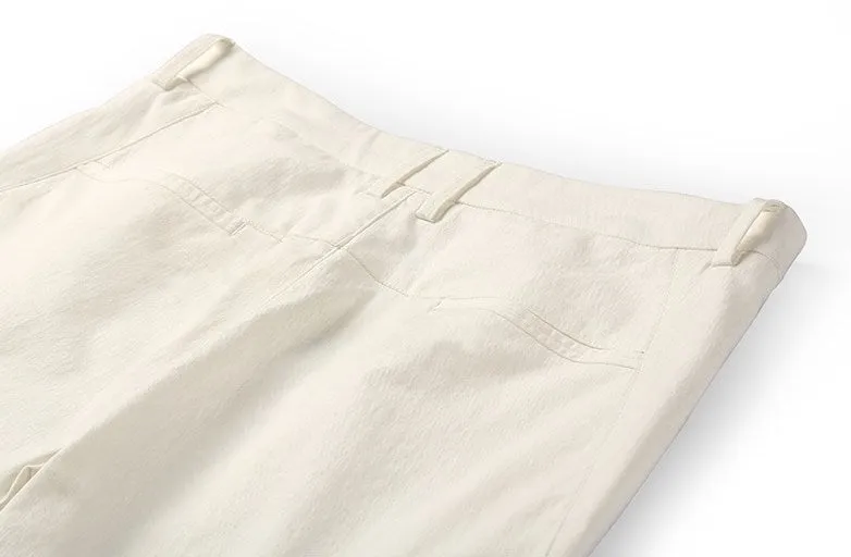 Men's Summer Casual Cotton Knee-Length Shorts