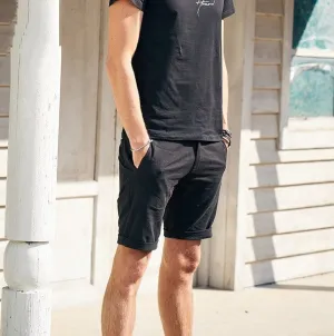 Men's Summer Casual Cotton Knee-Length Shorts