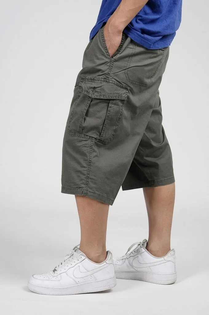 Men's Summer Cotton Loose Knee Length Shorts