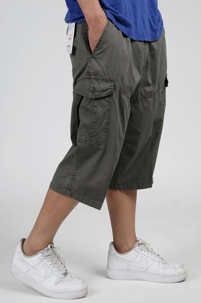 Men's Summer Cotton Loose Knee Length Shorts