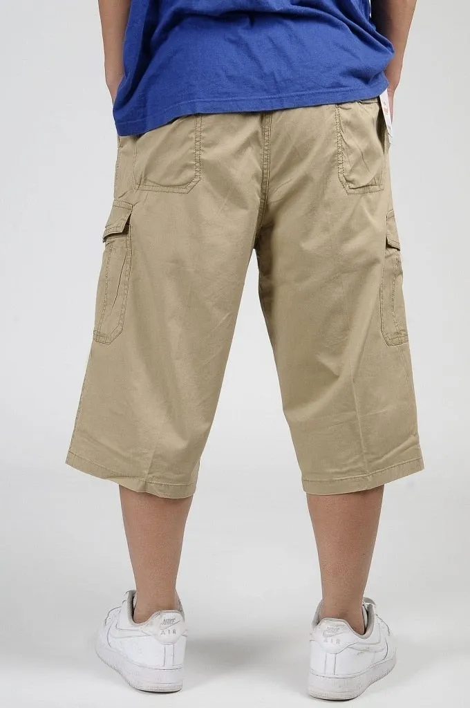 Men's Summer Cotton Loose Knee Length Shorts