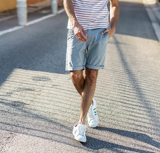 Men's Summer Solid Knee Length Shorts