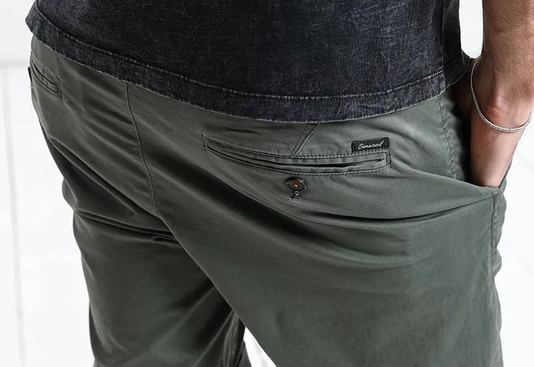 Men's Summer Solid Knee Length Shorts