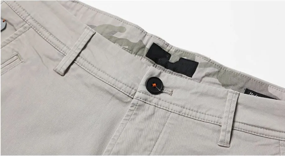 Men's Summer Solid Knee Length Shorts