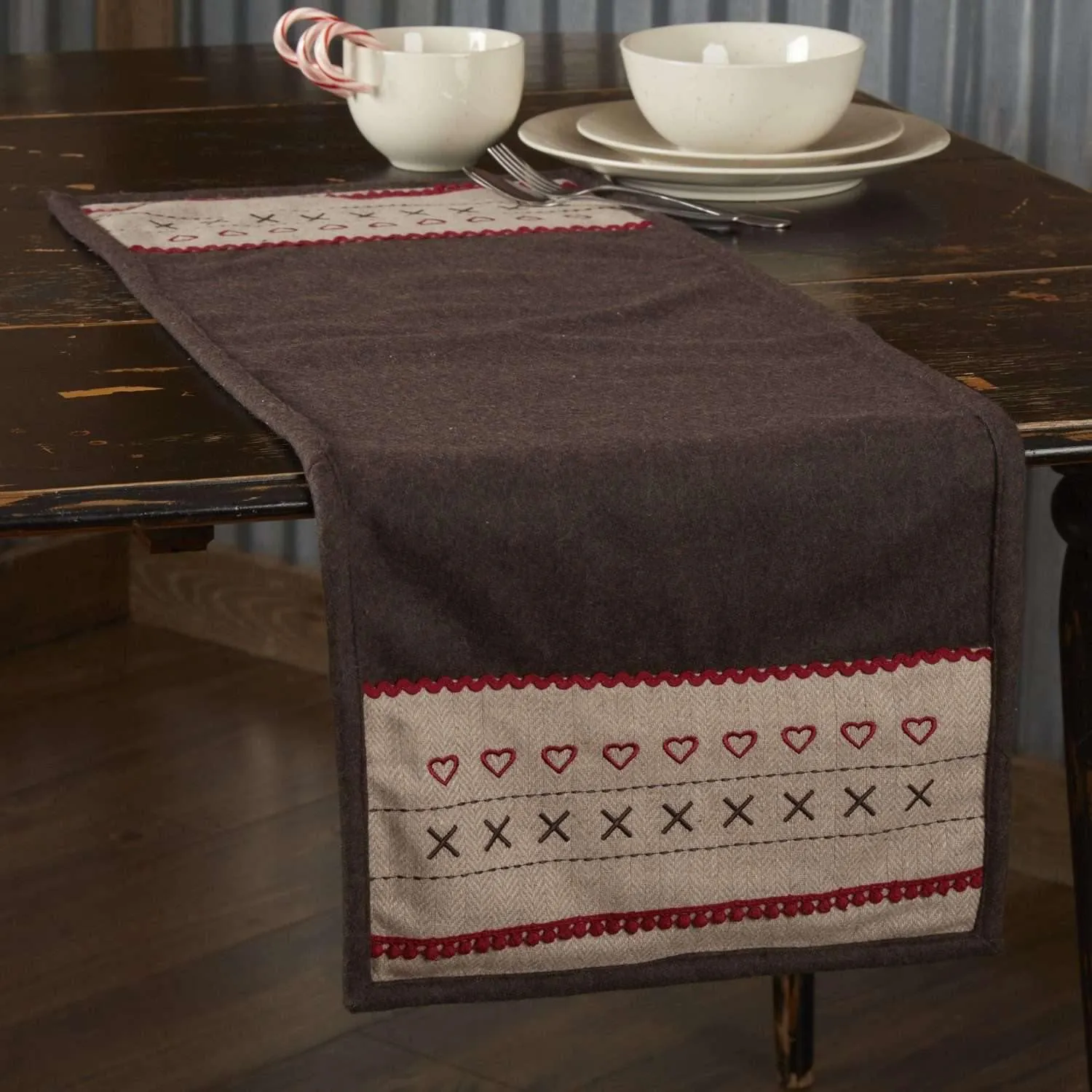 Merry Little Christmas Runner 13x36 VHC Brands