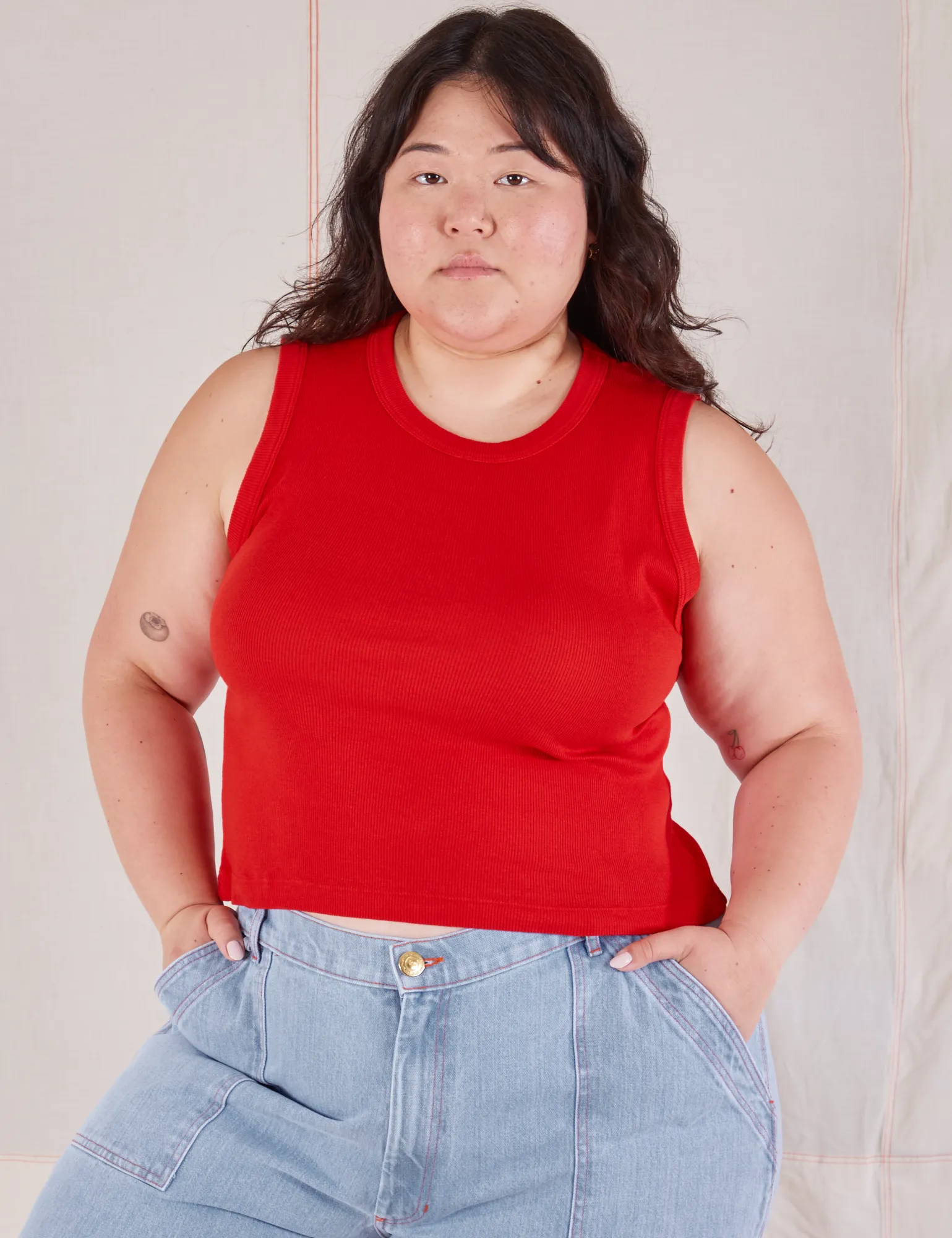 Muscle Tee - Mustang Red