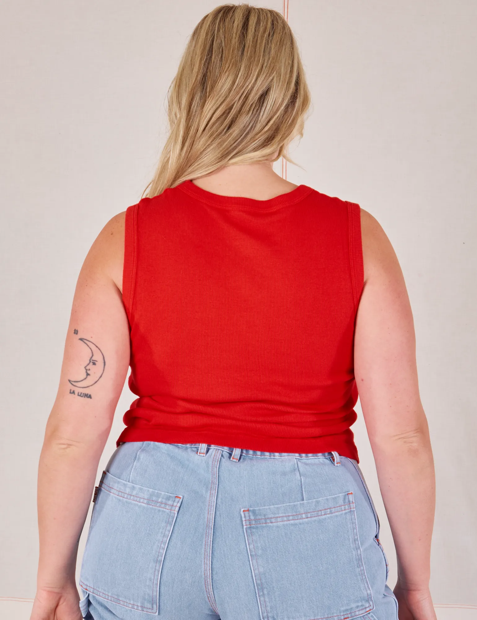 Muscle Tee - Mustang Red