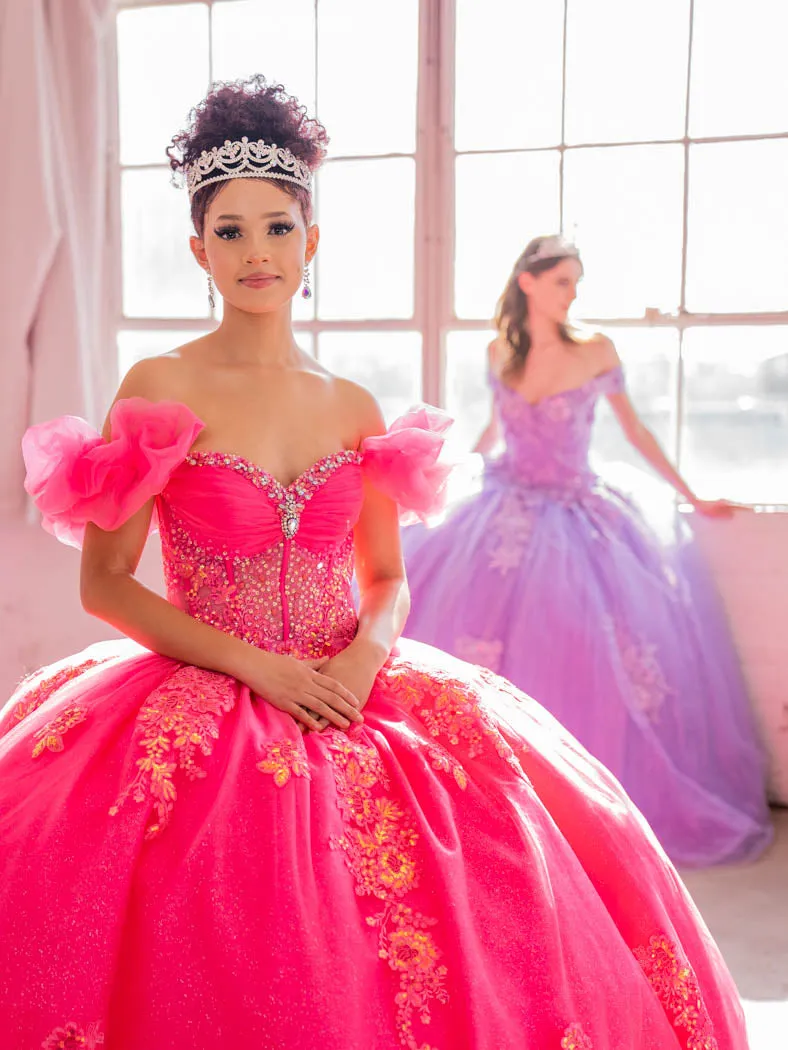 Off Shoulder Corset Ball Gown by Calla SCL30012