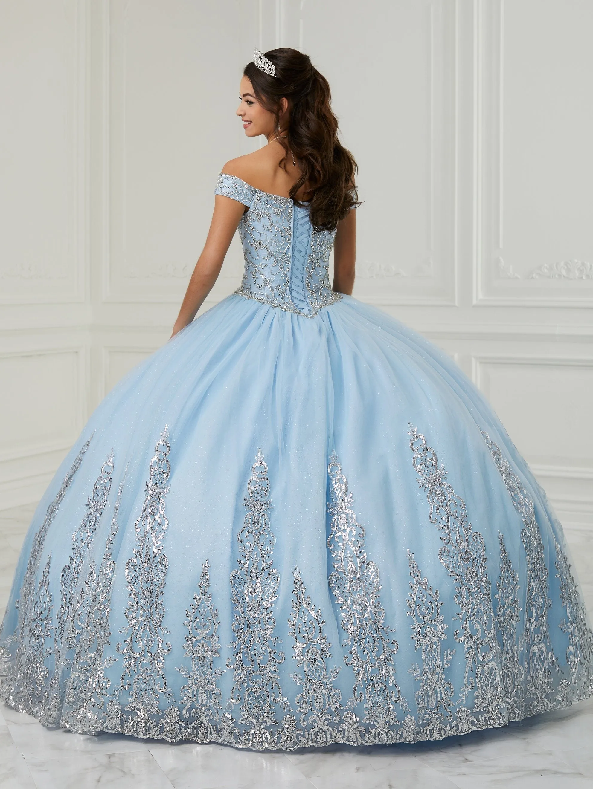 Off Shoulder Quinceanera Dress by Fiesta Gowns 56423