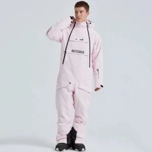 One Piece Snowsuits Overalls Couple Outdoor Skiing Jumpsuits