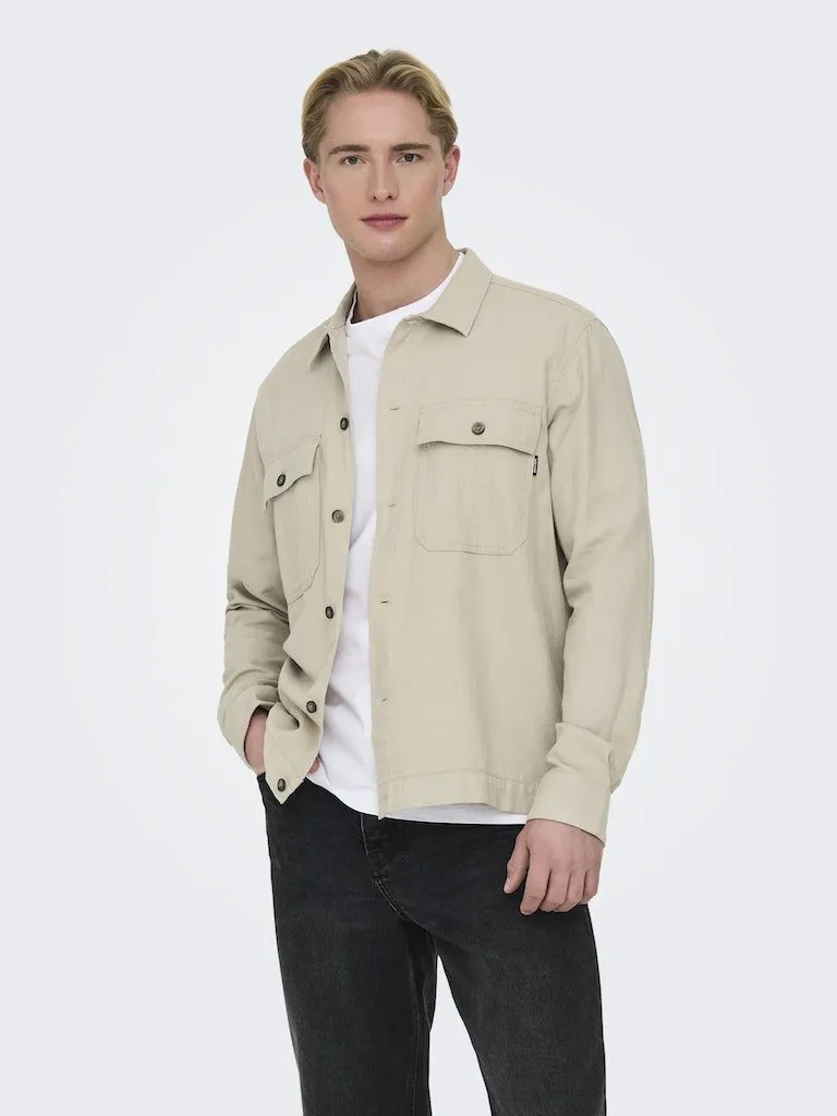 Only & Sons Kennet - Hørmix overshirt