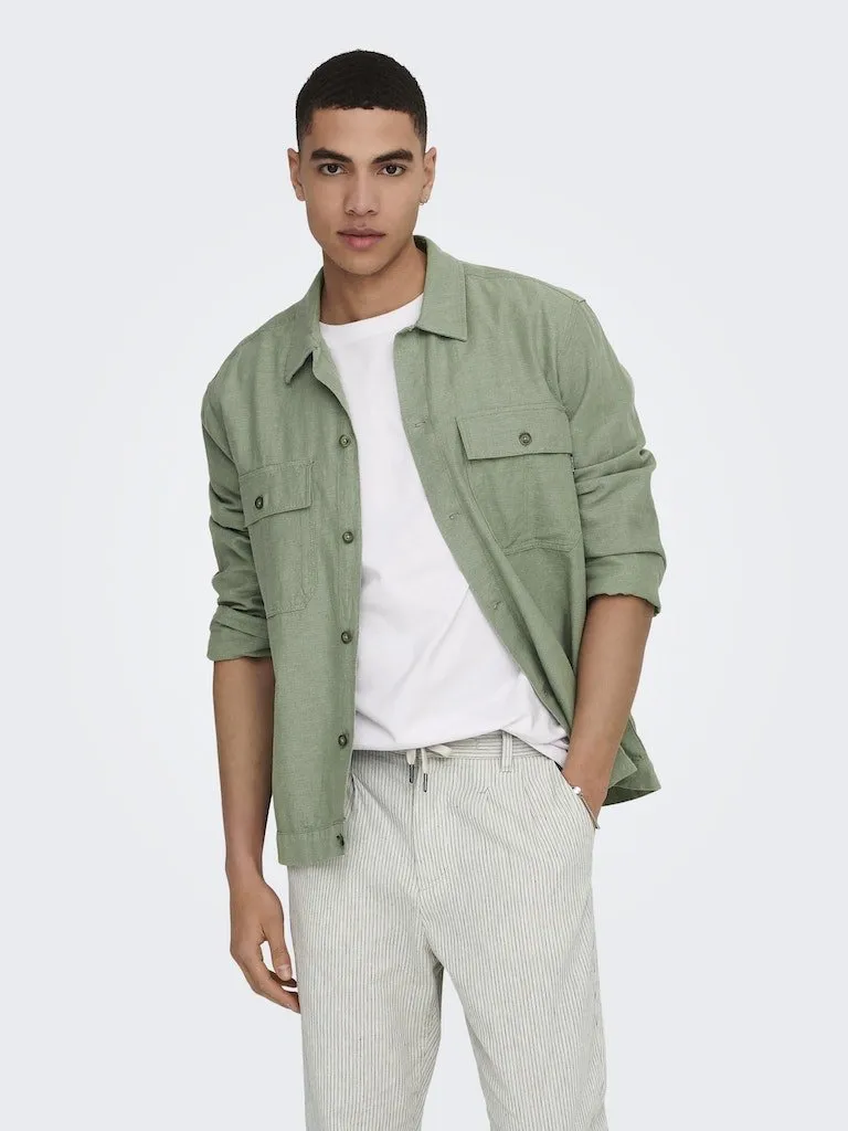 Only & Sons Kennet - Hørmix overshirt