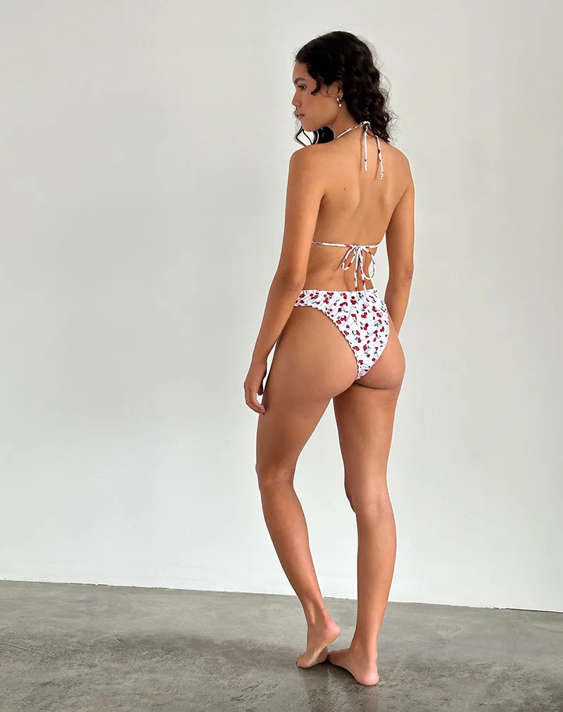 Pami Bikini Top in Cherries