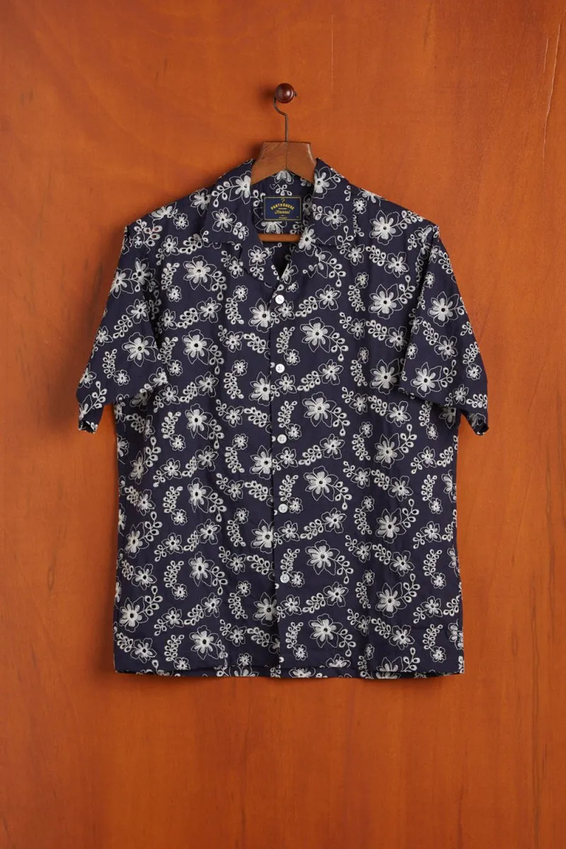 Portuguese Flannel Folclore 4 Shirt (Navy)