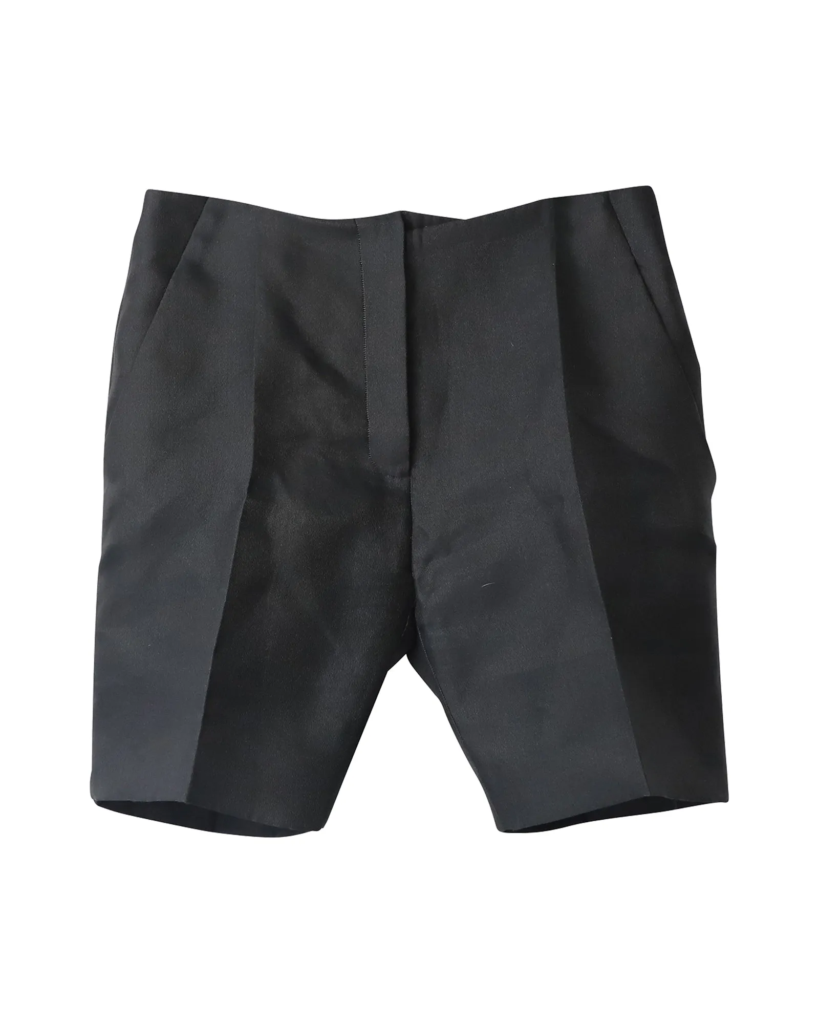 Prada Tapered Shorts in Black Polyester
