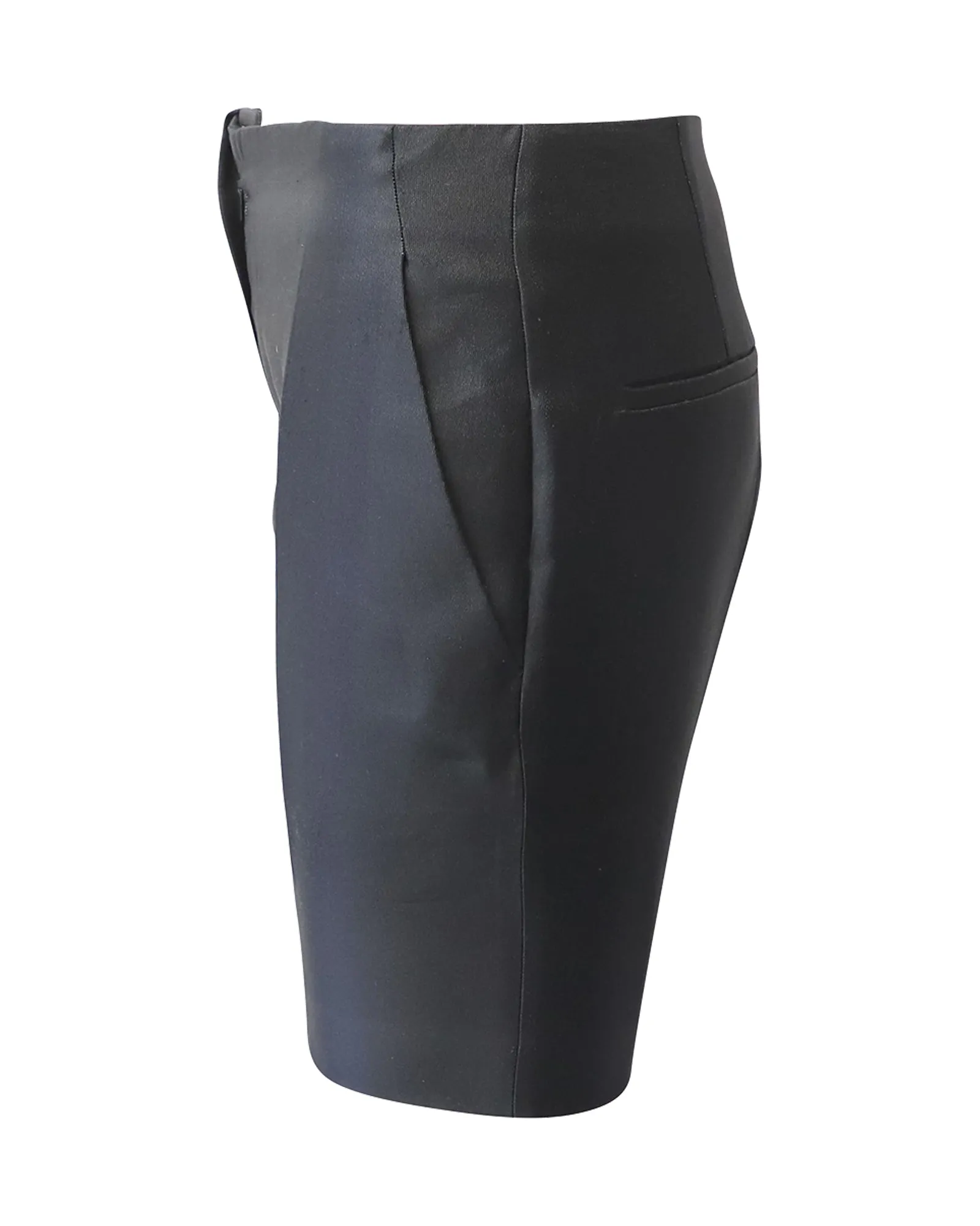 Prada Tapered Shorts in Black Polyester