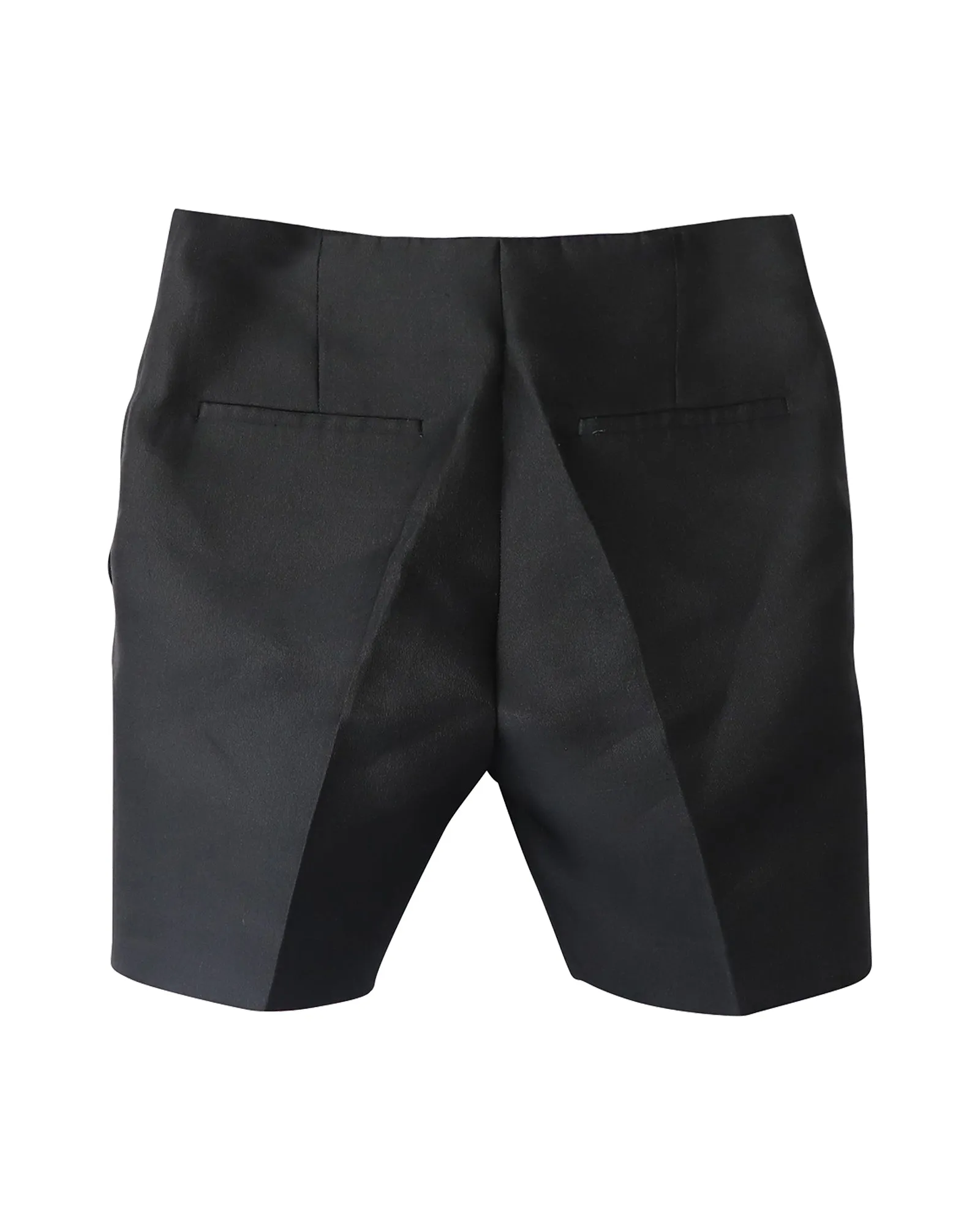 Prada Tapered Shorts in Black Polyester