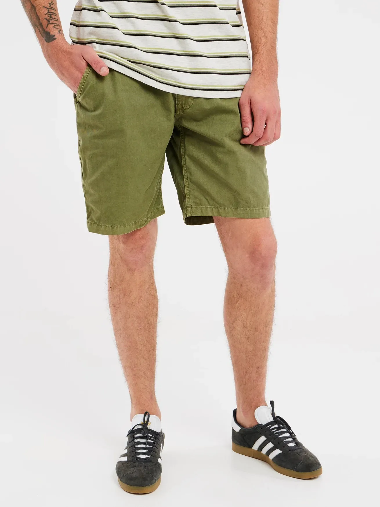 Protest PRTCOMIE Men's Shorts 24 - Artichoke Green