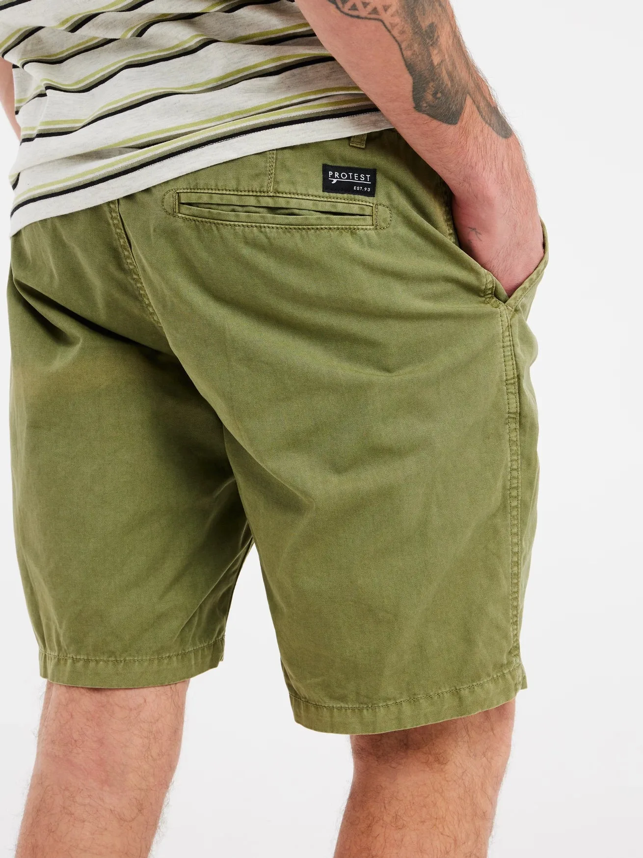 Protest PRTCOMIE Men's Shorts 24 - Artichoke Green