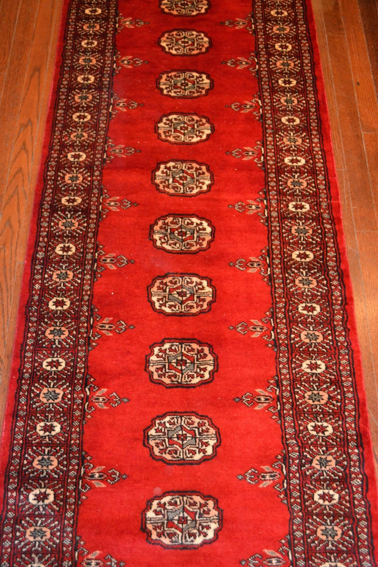 Rug2613 2.6x14.8 Bokhara rug / Pak Bokhara