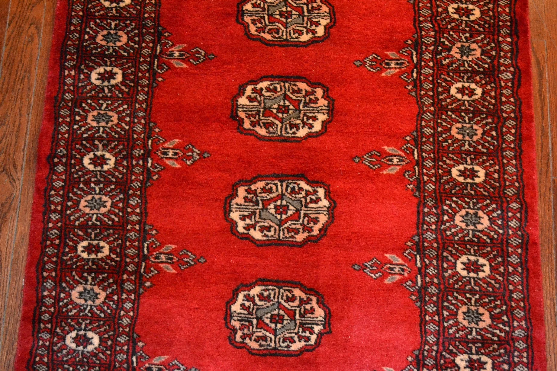 Rug2613 2.6x14.8 Bokhara rug / Pak Bokhara