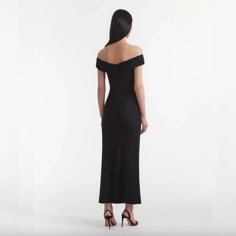 Saloni Eloise Dress - Black