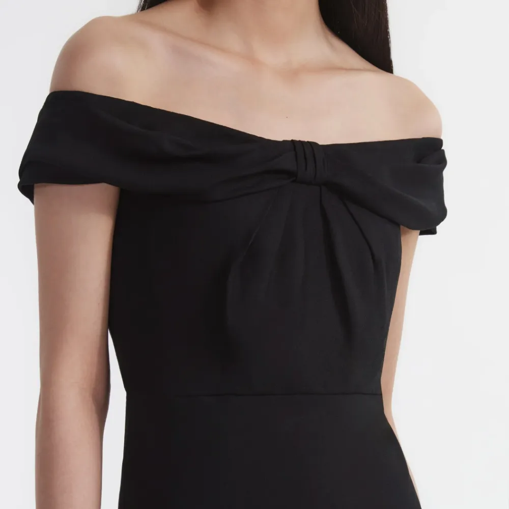 Saloni Eloise Dress - Black