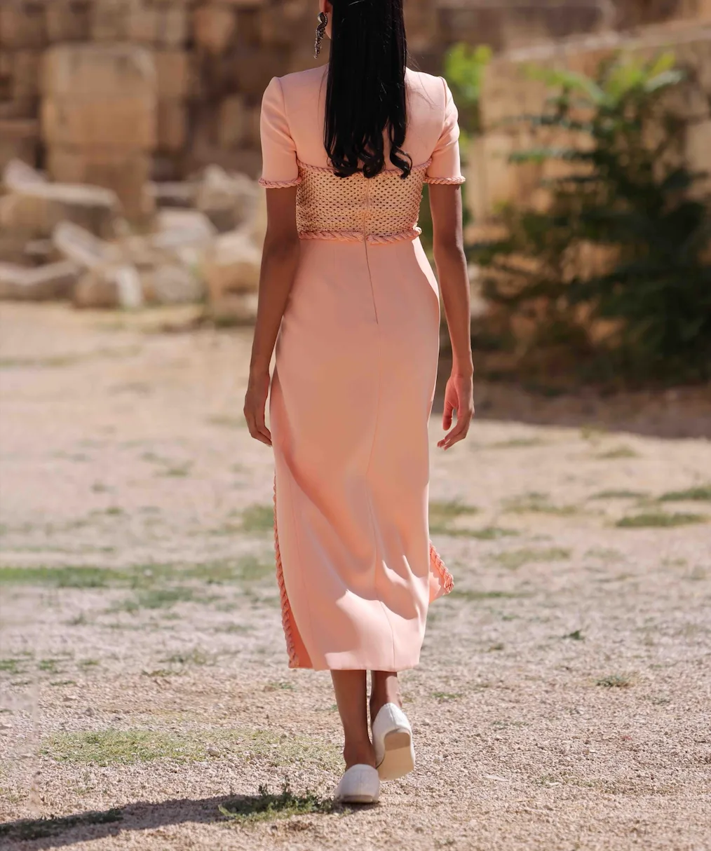 Short Sleeve Woven Dress