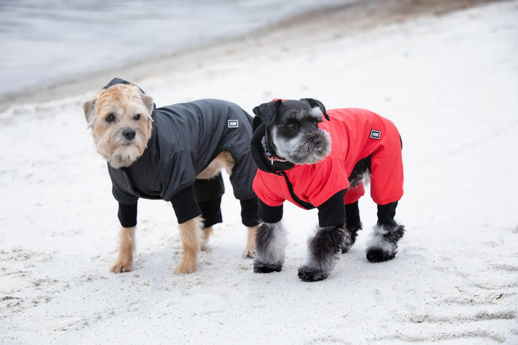 Snow Suit - Red & Black