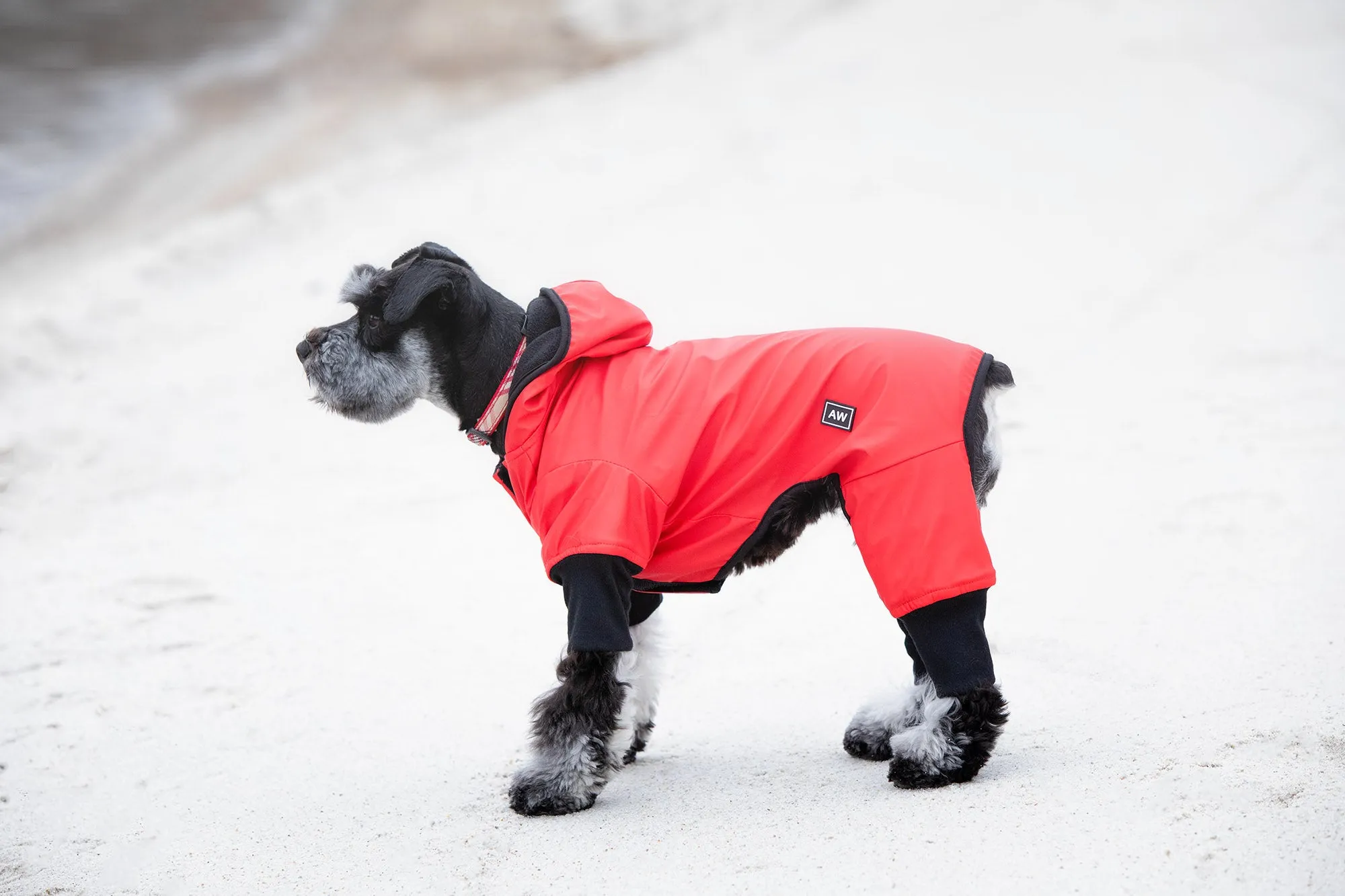 Snow Suit - Red & Black