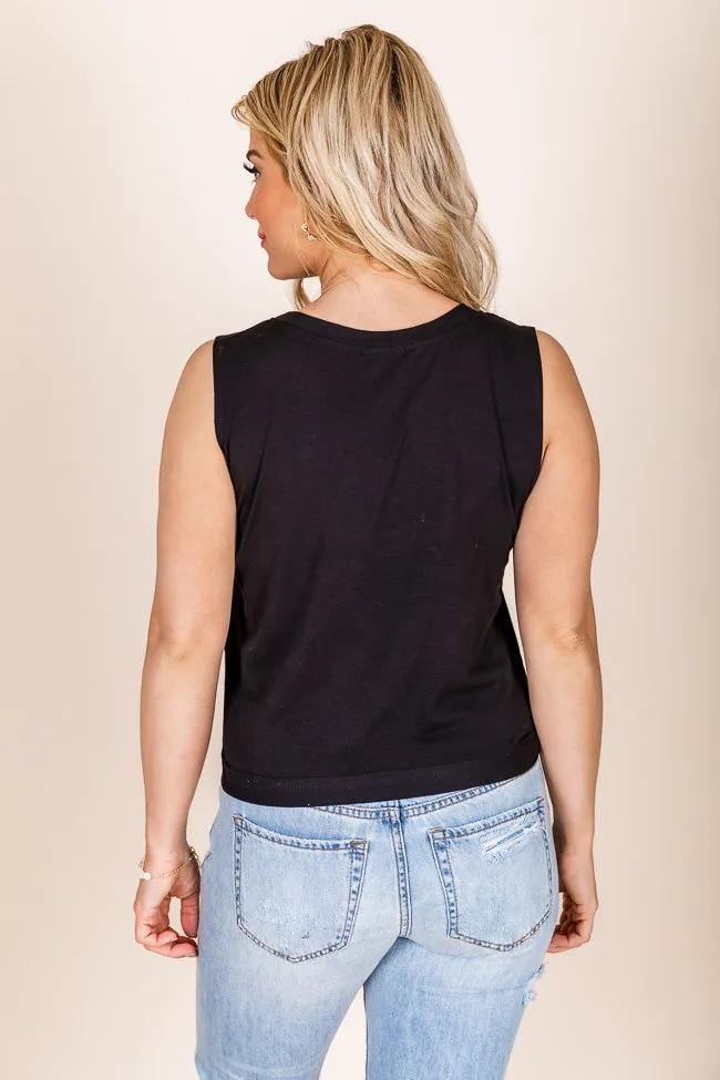 So Essential Black Muscle Tank FINAL SALE