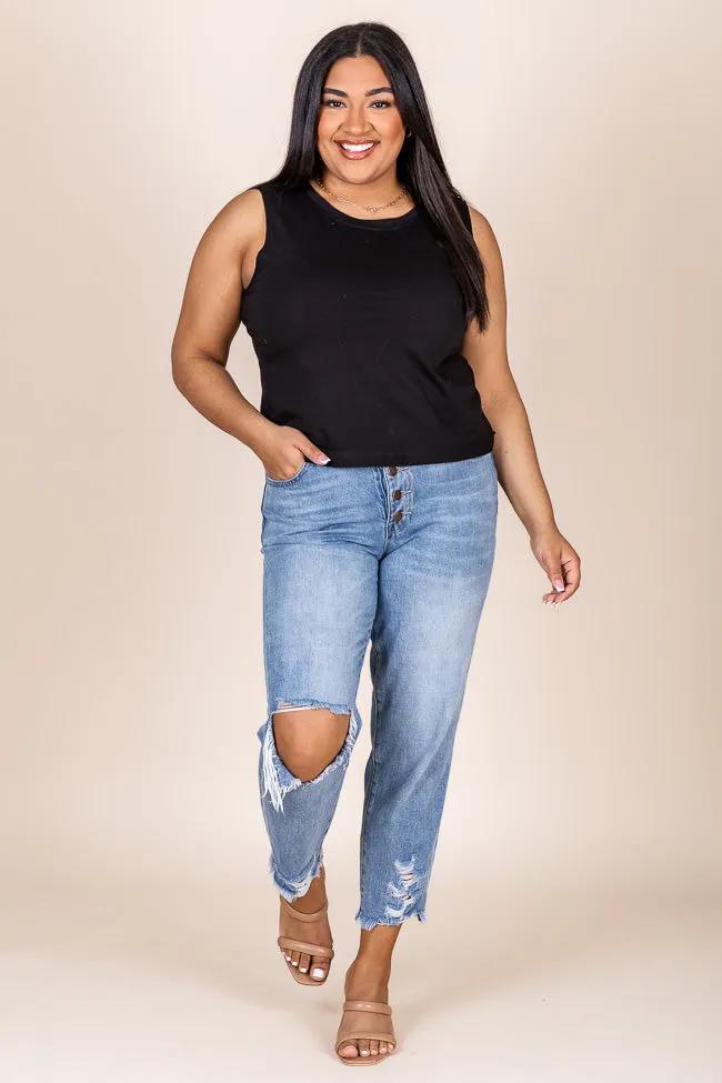 So Essential Black Muscle Tank FINAL SALE