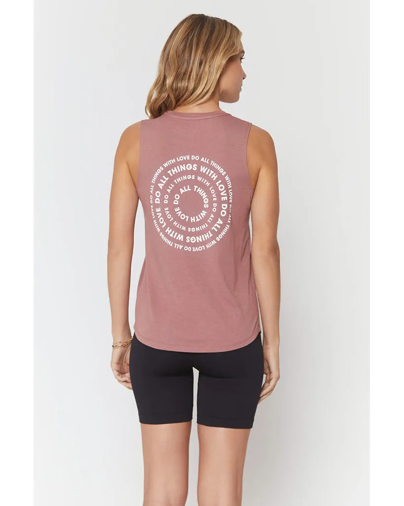 Spiritual Gangster All Things Muscle Tank - SU20411001 - Womens - Cappuccino