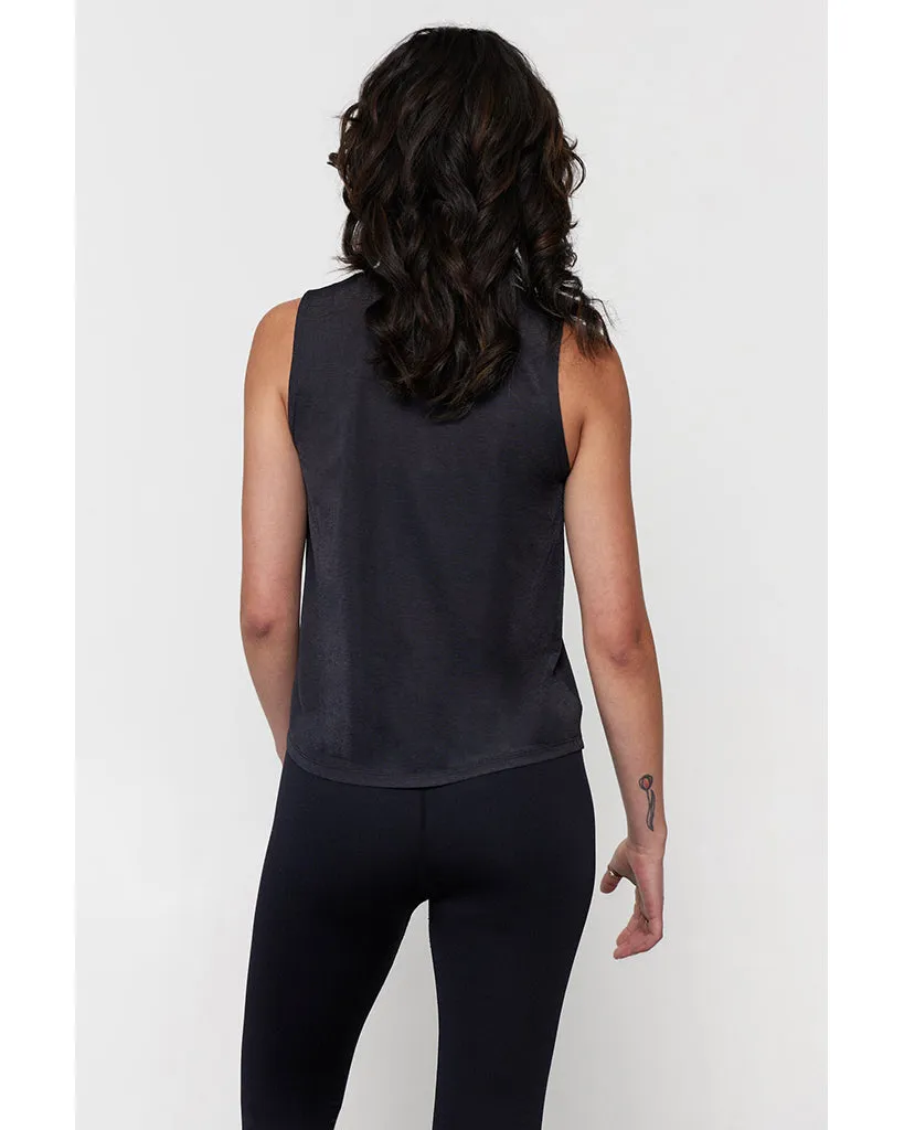 Spiritual Gangster Radiate Active Muscle Tank - Womens - Black