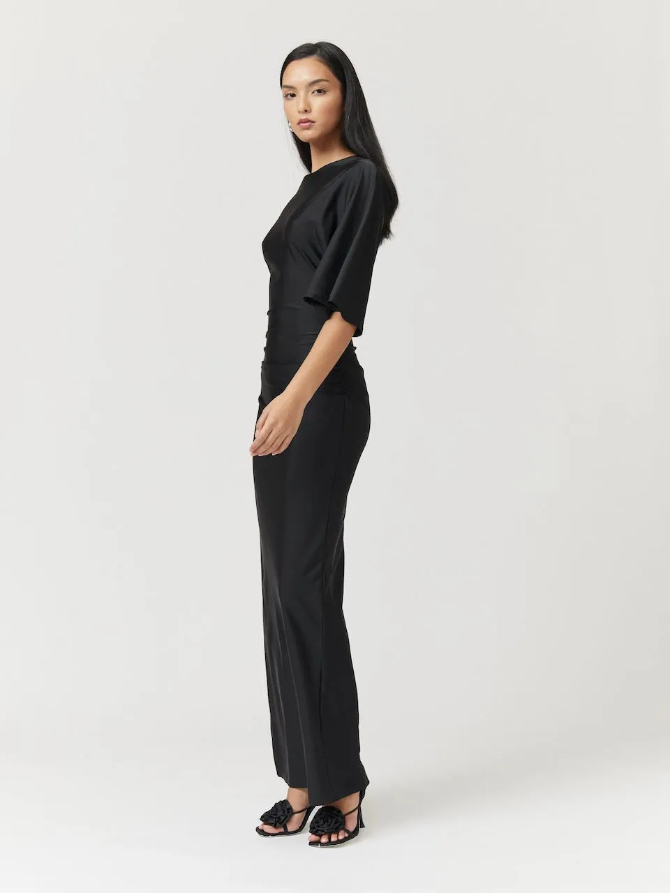 Suboo Ivy Cap Sleeve Maxi - Black