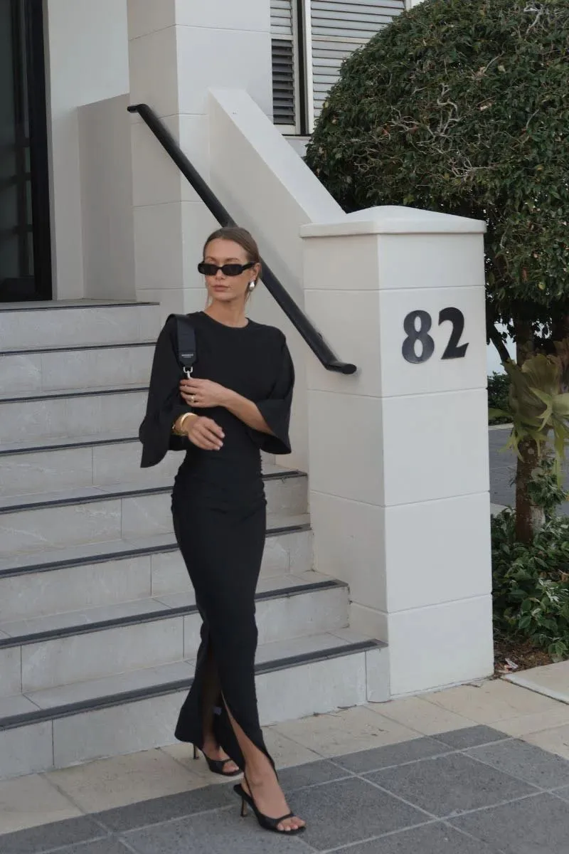 Suboo Ivy Cap Sleeve Maxi - Black