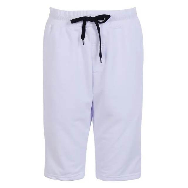 Summer Men Casual Tech Fleece Shorts Baggy Gym Sport Jogger Sweat