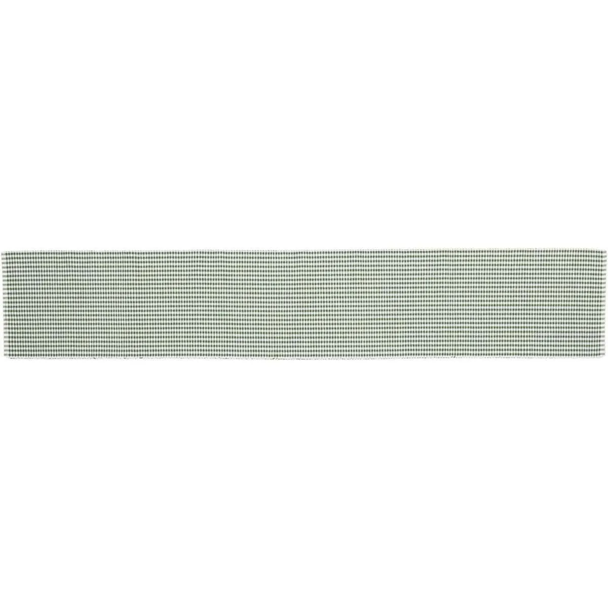 Tara Green Ribbed Runner 13x72 VHC Brands
