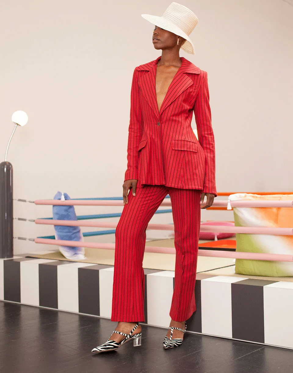 The Scrunchy Striped Blazer
