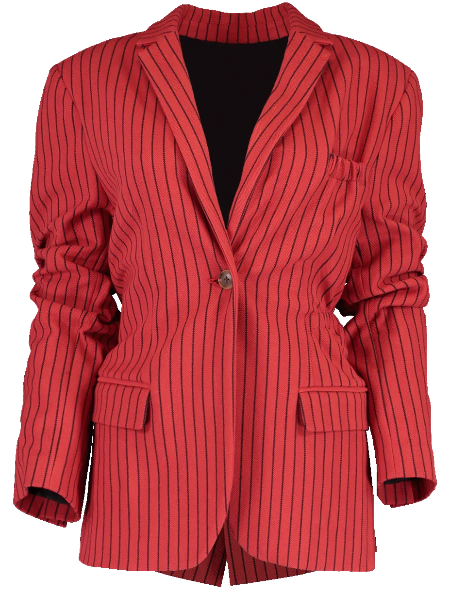 The Scrunchy Striped Blazer