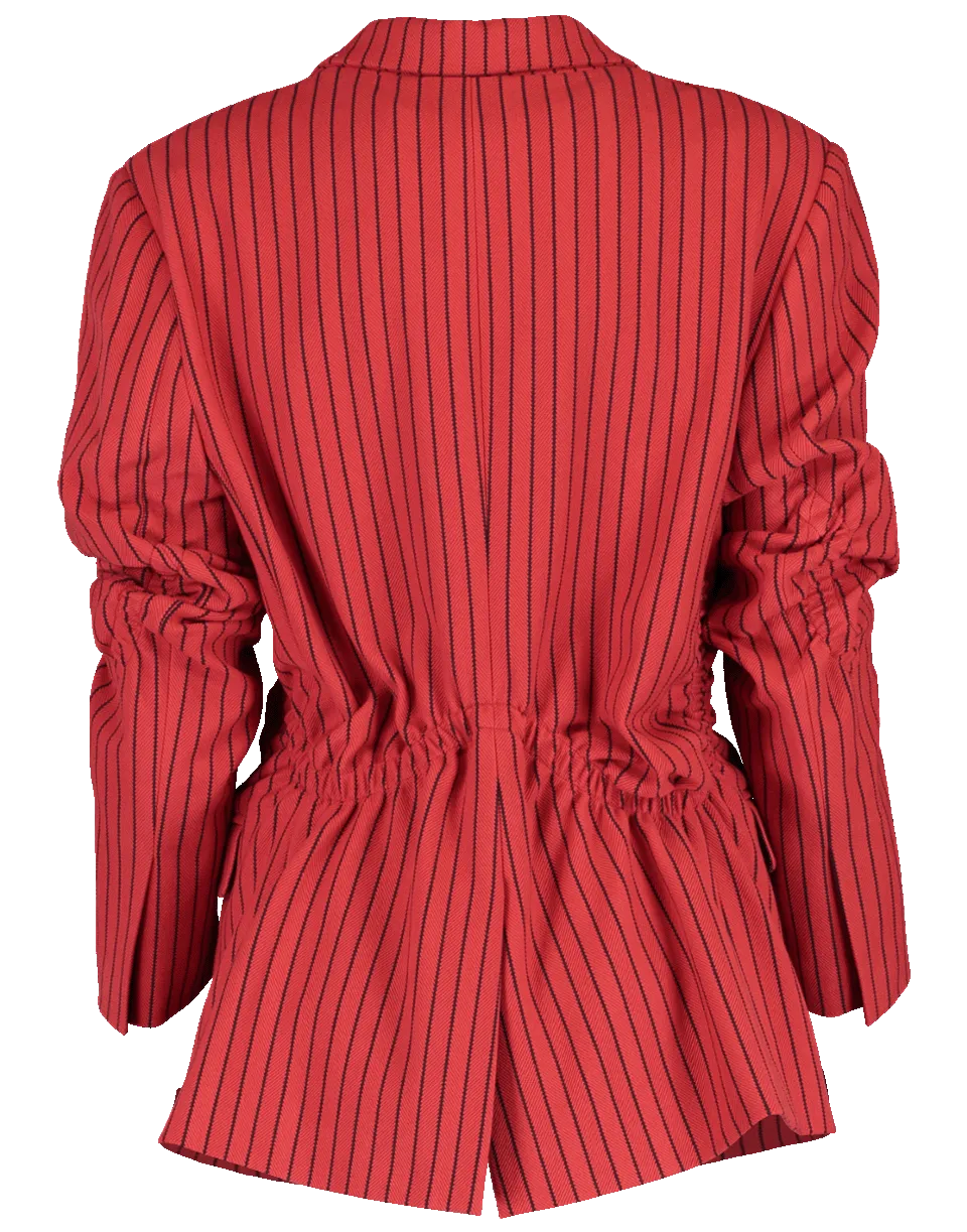 The Scrunchy Striped Blazer