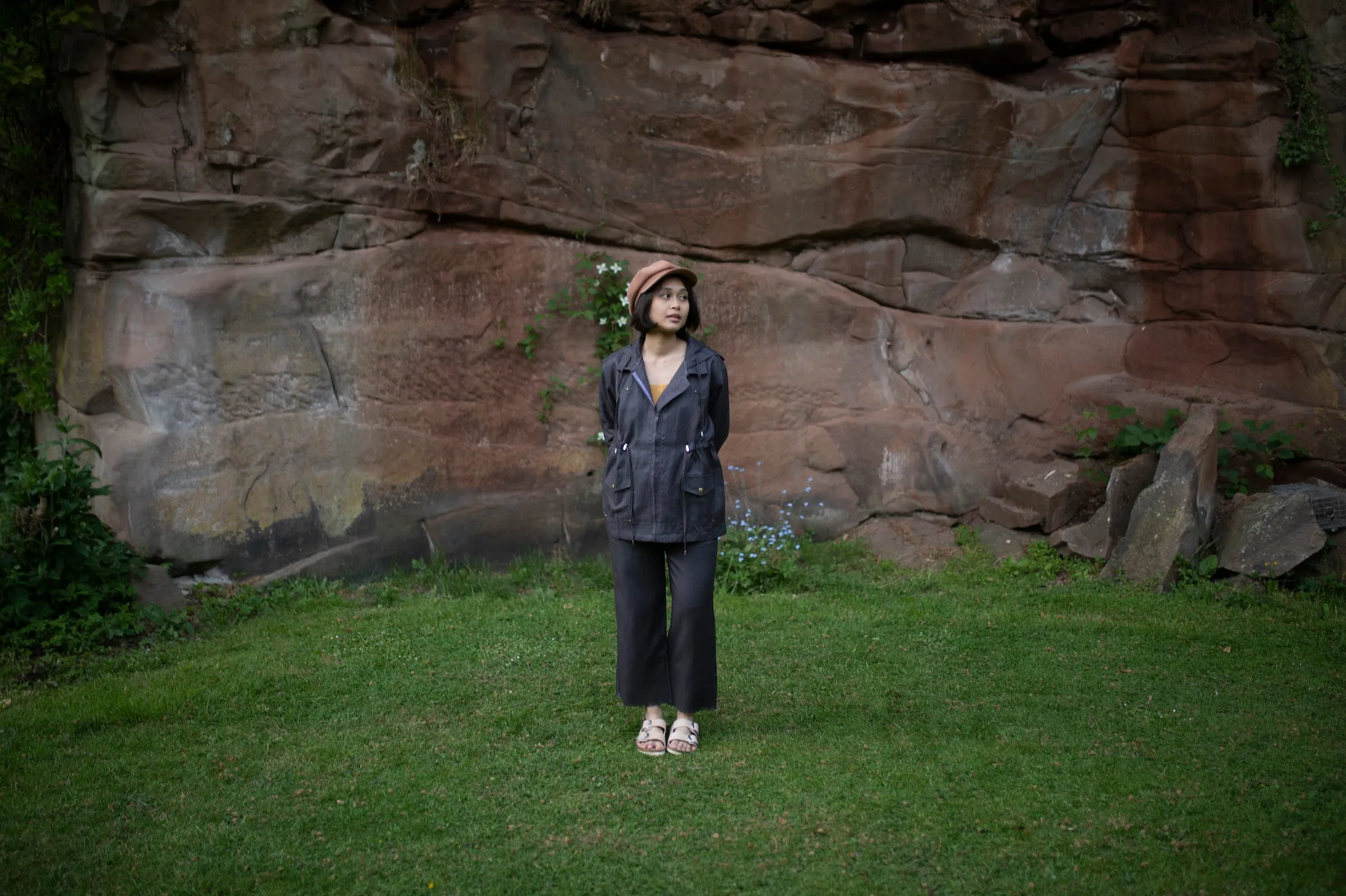 The Terra Tribe Charcoal Nelson Utility Jacket