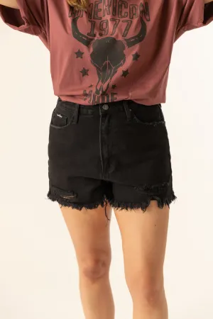 Tilda High Rise Black Shorts