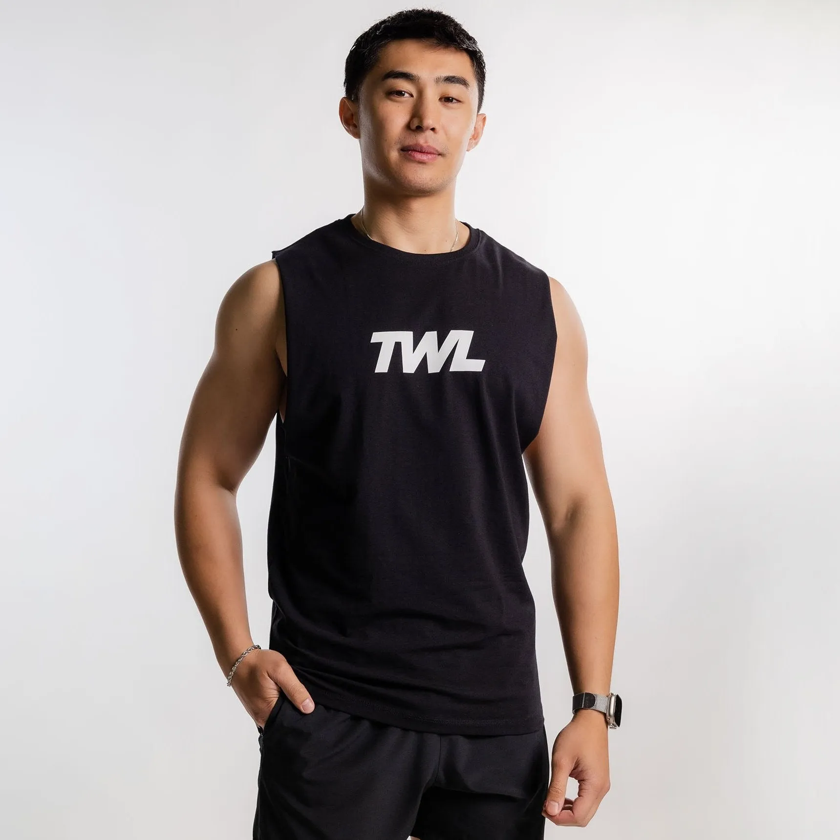 TWL - MEN'S EVERYDAY MUSCLE TANK - CORE - BLACK