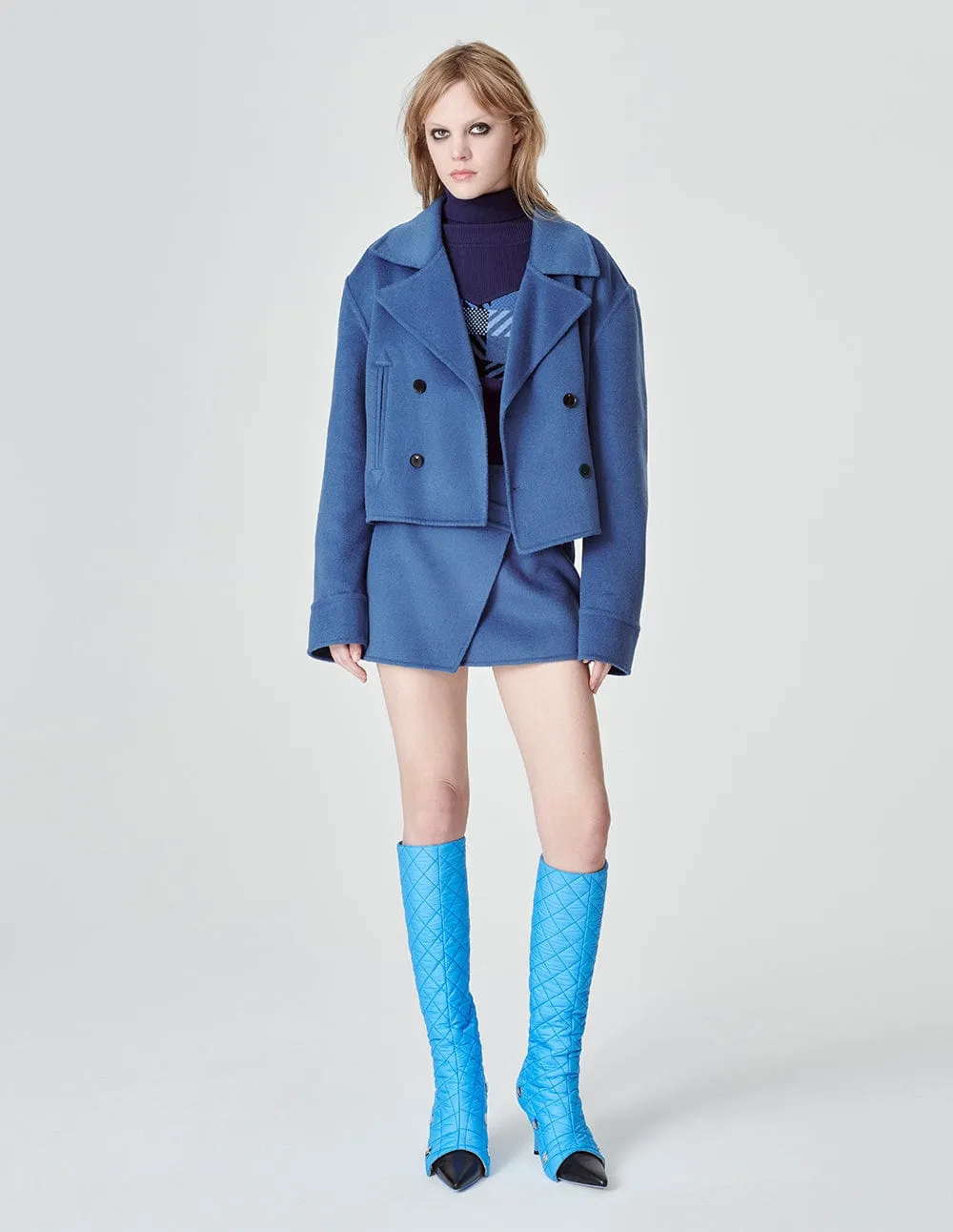 Unisex Reversible Woollen Short Coat