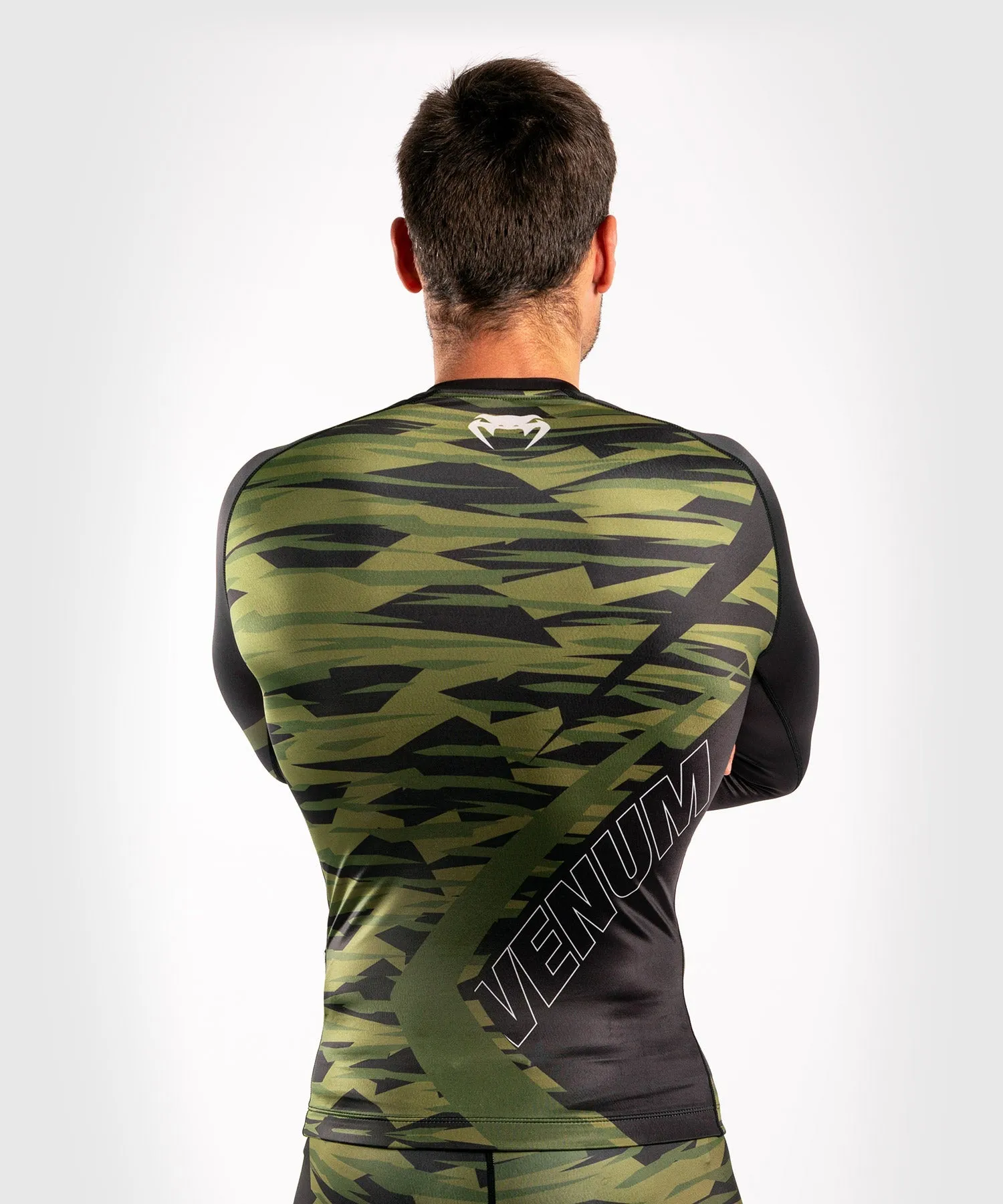 Venum Contender 5.0 Rashguard - Long sleeves - Khaki camo
