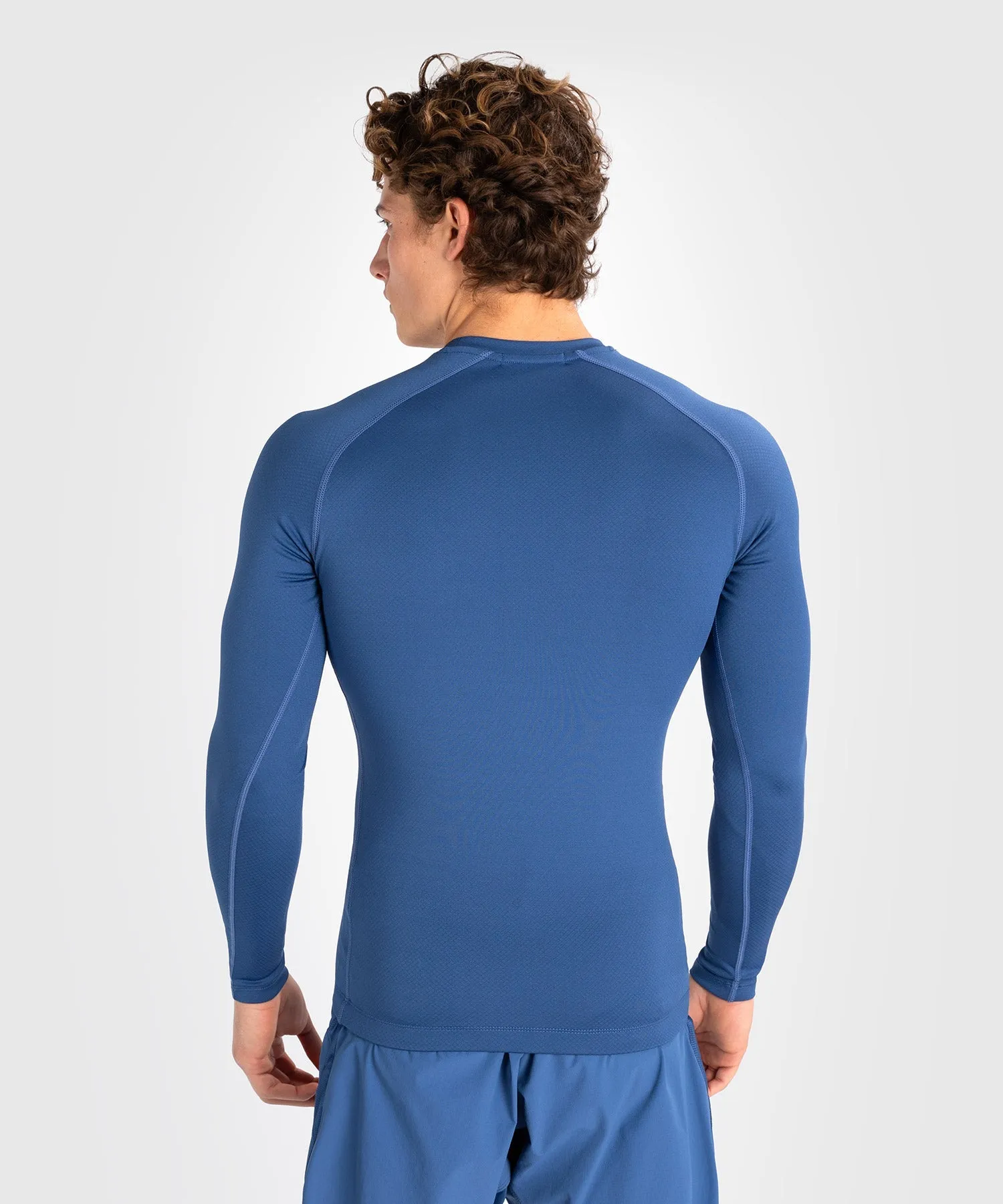 Venum Contender Men’s Long Sleeve Rashguard - Blue
