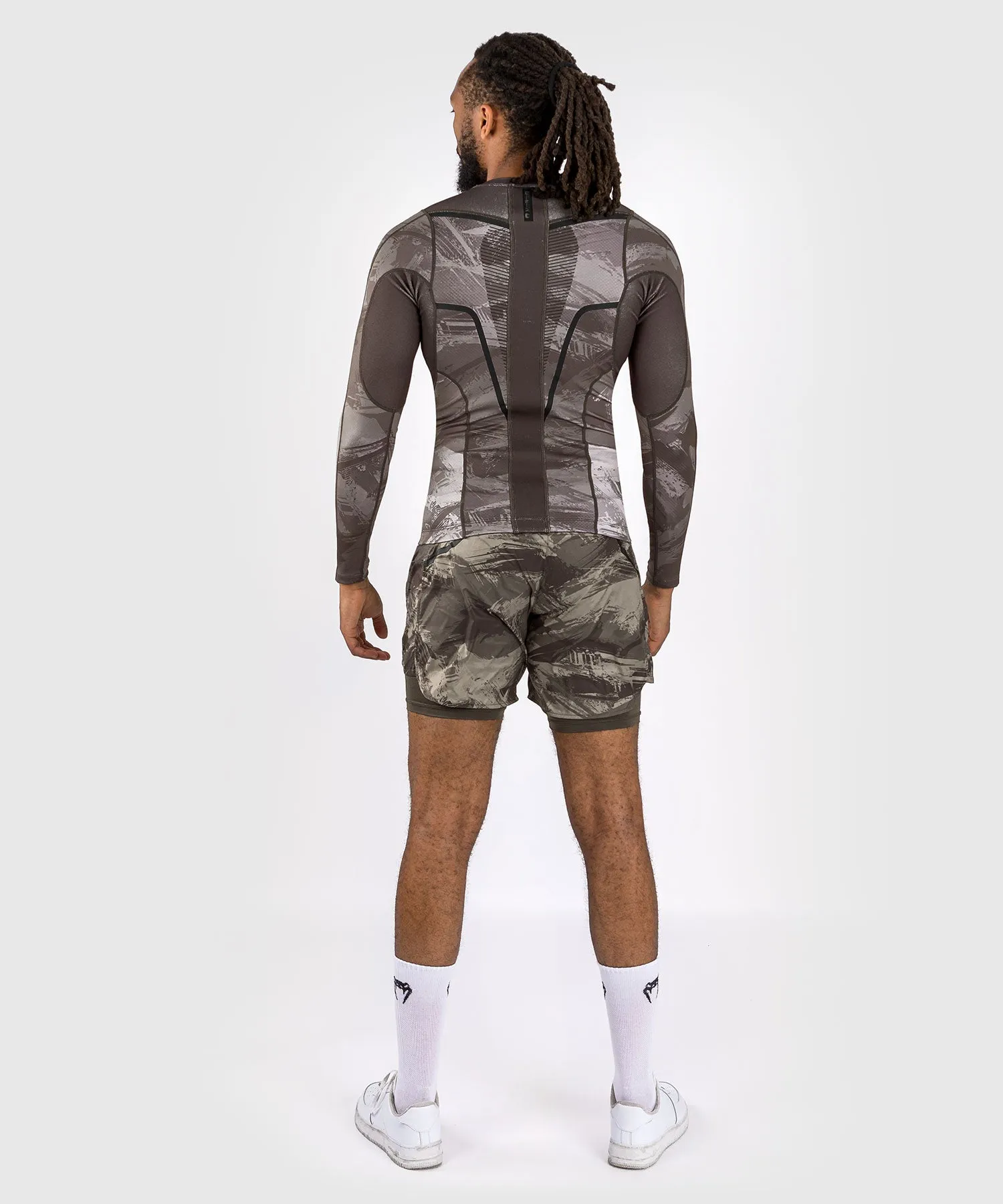 Venum Electron 3.0 Long Sleeve Rashguard - Sand